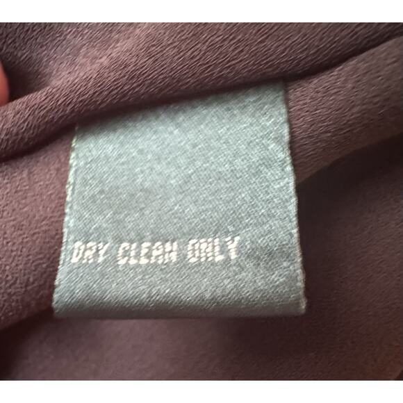 Lauren Ralph Lauren Skirt Womens Velvet Paisley Ruffle Silk Lined Boho 2X - Picture 7 of 8